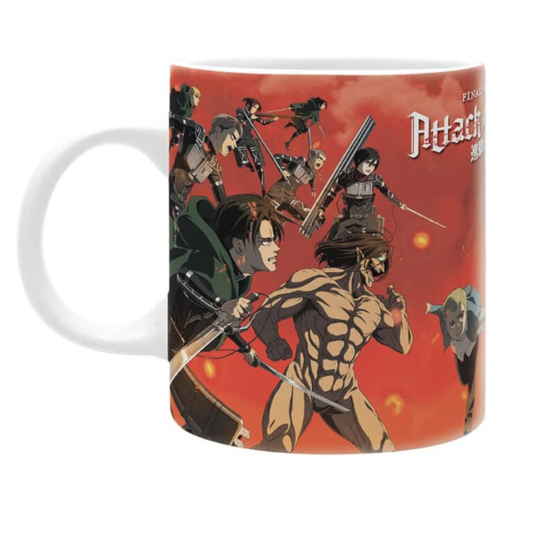 Attack On Titan Season mug Battle scene
