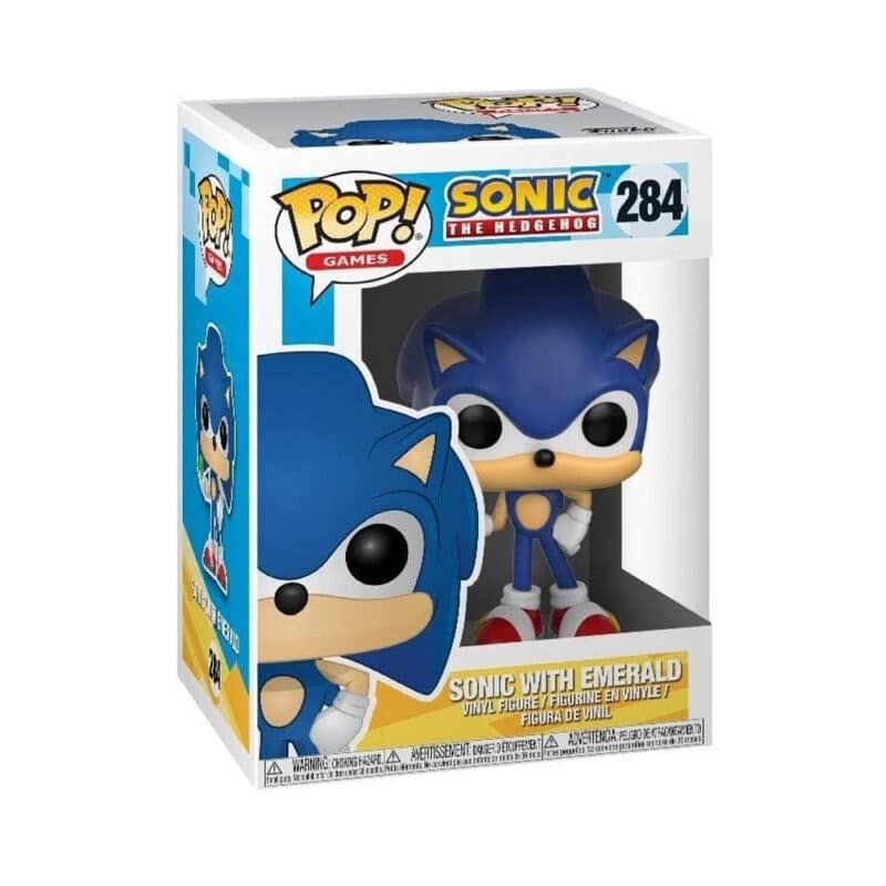 Funko POP Games Sonic The Hedgehog Sonic with Emerald