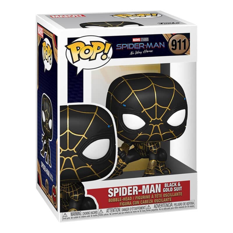 Funko POP Marvel Spider Man No Way Home Spider Man Black Gold