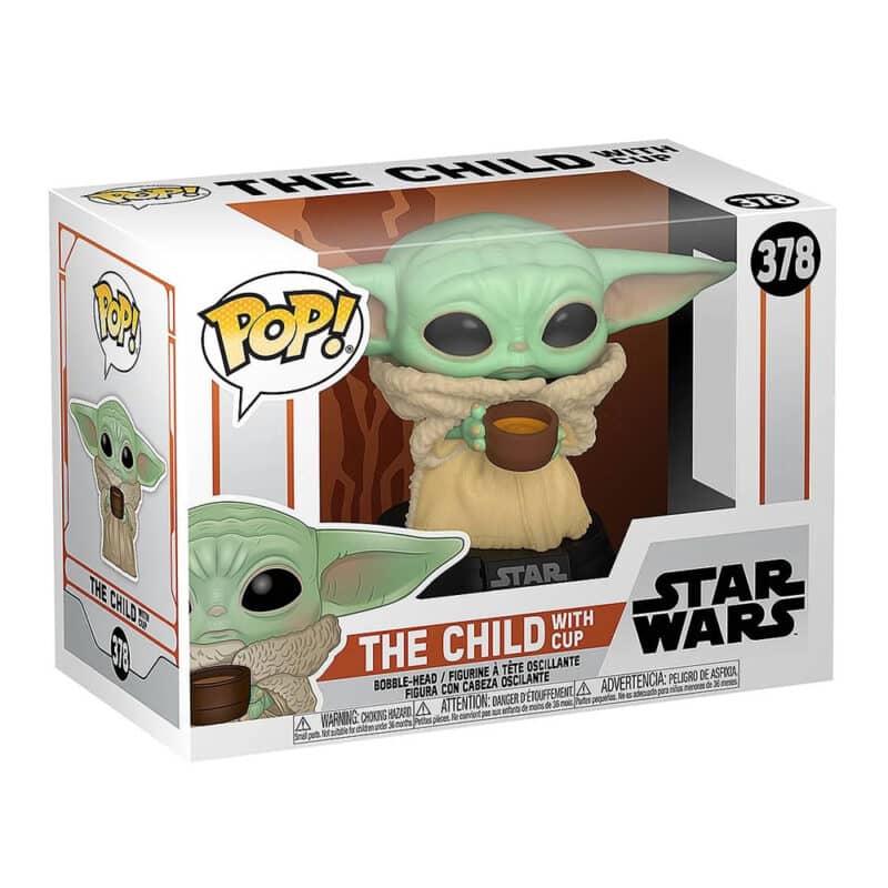Funko POP Star Wars The Mandalorian The Child with Cup