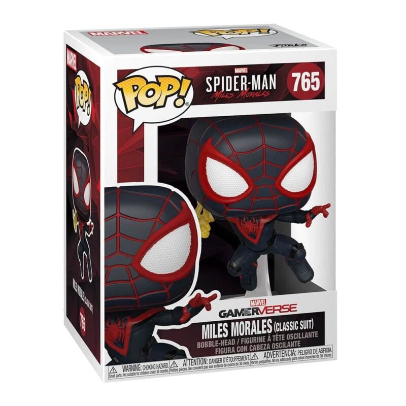 Funko POP Games Marvels Spider Man Miles Morales Classic Suit