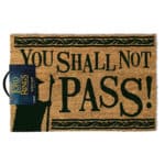 The Lord of the Rings Doormat You Shall Not Pass