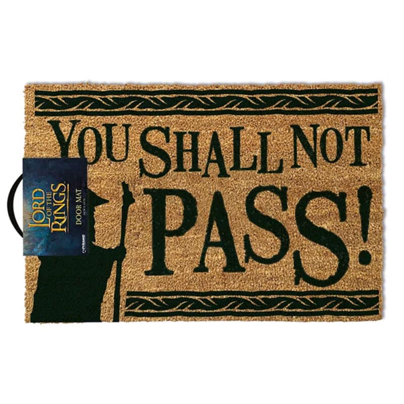 The Lord of the Rings Doormat You Shall Not Pass