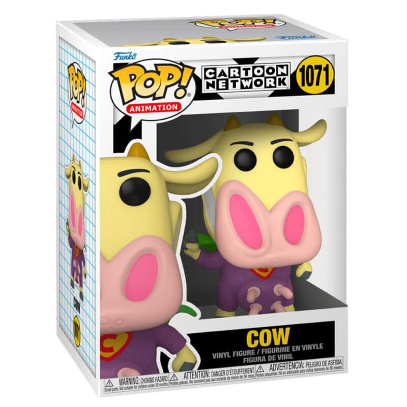 Funko Pop Animation Cow Chicken Superhero Cow
