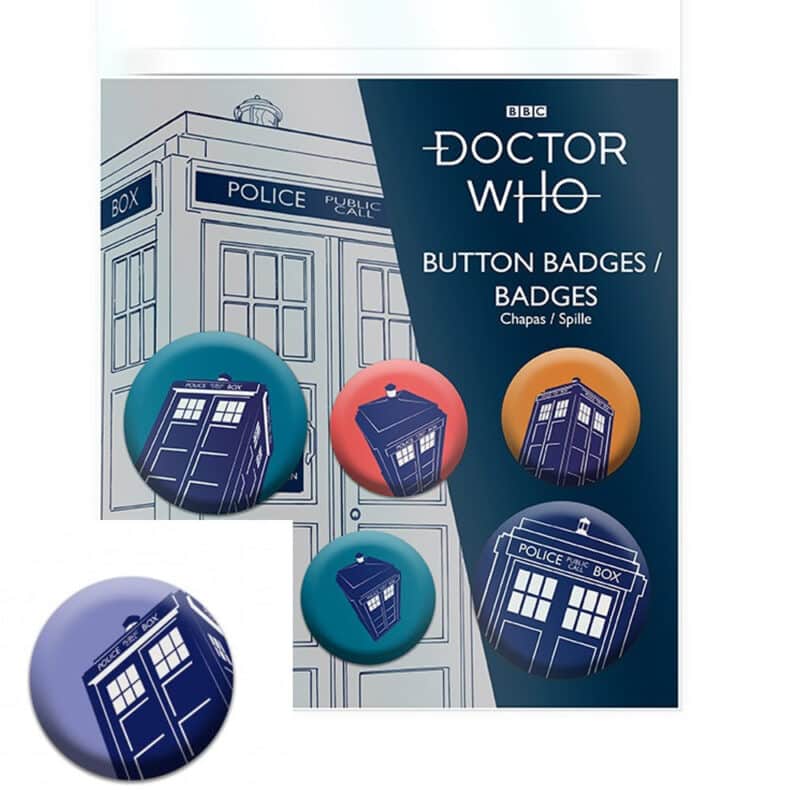 Doctor Who Badge Pack The Tardis