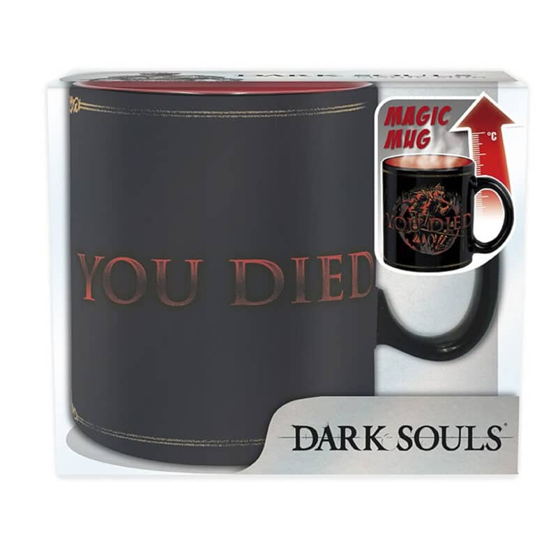 Dark Souls Heat Changing Mug You Died