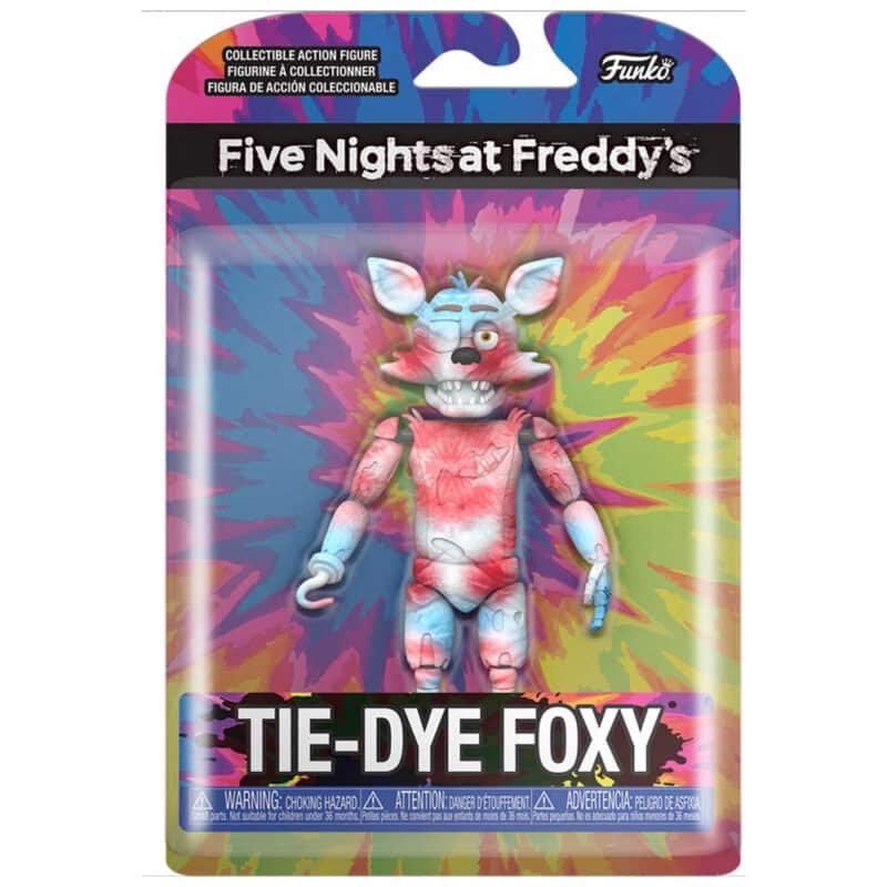 Five Nights at Freddys Tie Dye Foxy Action Figure