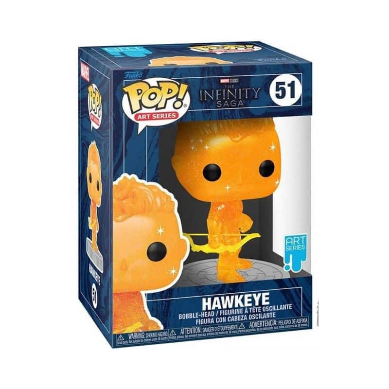 Funko POP Art Series Infinity Saga Hawkeye Orange