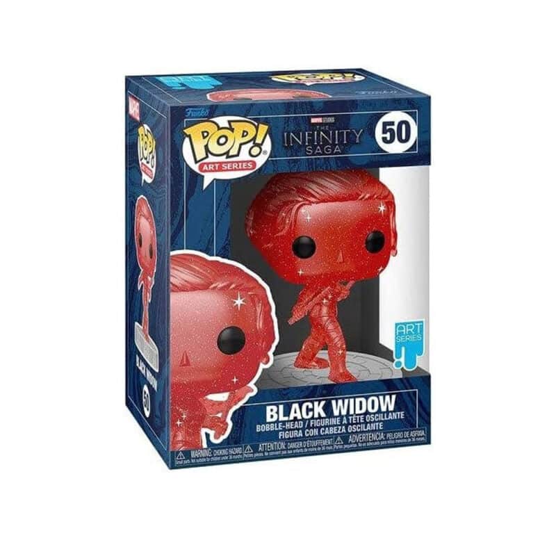 Funko POP Art Series Infinity saga Black Widow Red