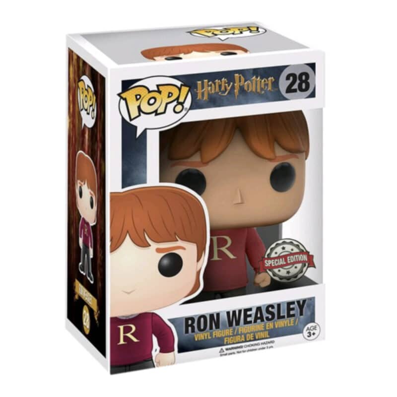 Funko POP Harry Potter Ron Weasley Sweater Exclusive