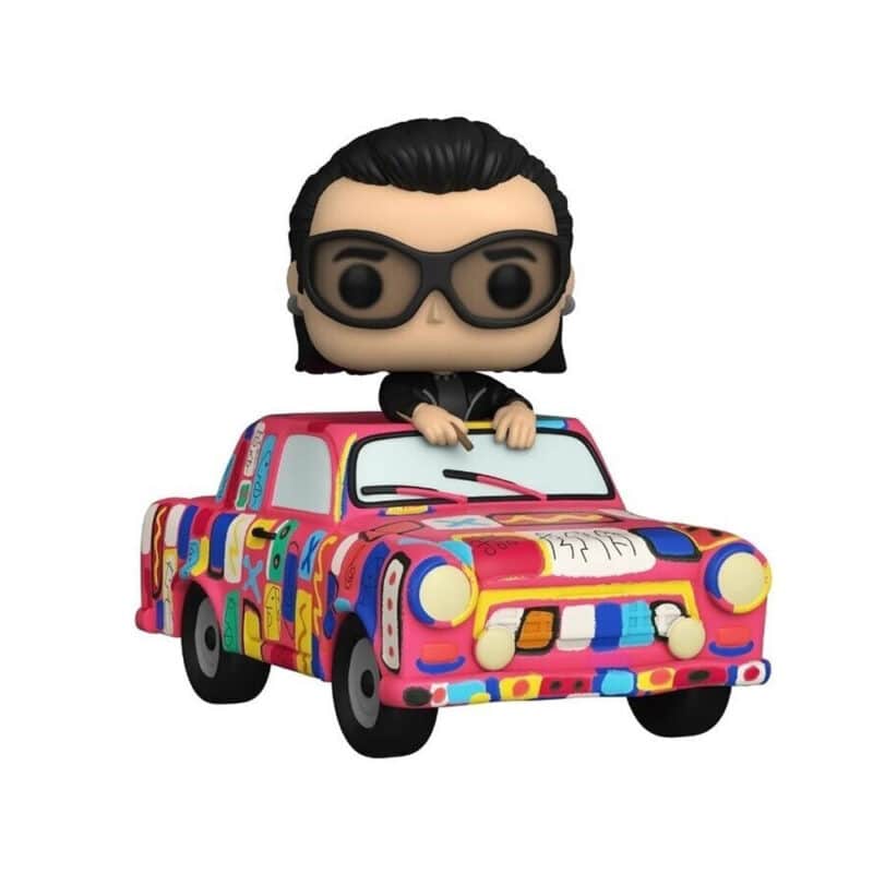 Funko POP Rides U Bono with Achtung Baby car
