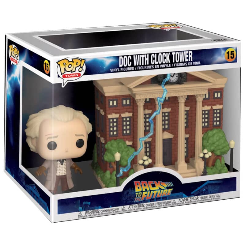 Funko POP Town Back to the Future Doc With Clock Tower
