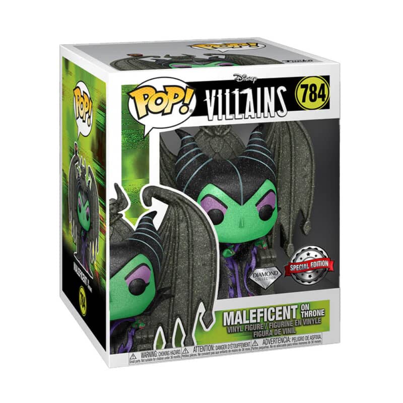 Funko Pop Deluxe Villains Maleficent on Throne Diamond Collection Exclusive