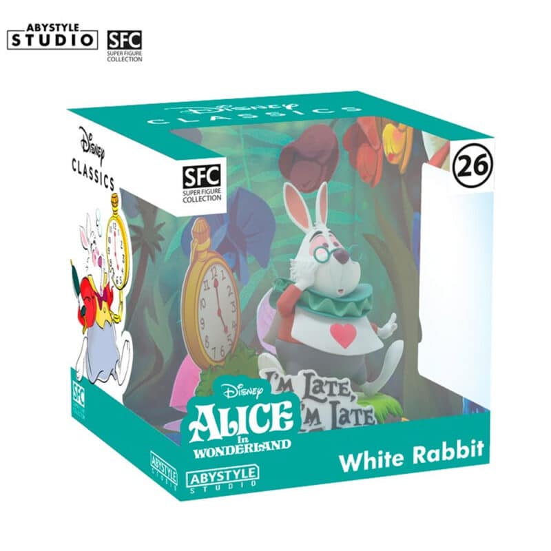 Disney Alice in Wonderland White rabbit Figure