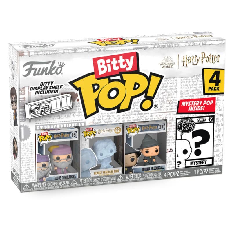 Funko Bitty Pop Harry Potter Mini Collectible Toys Albus Dumbledore Nearly Headless Nick Minerva McGonagall Mystery Chase Figure