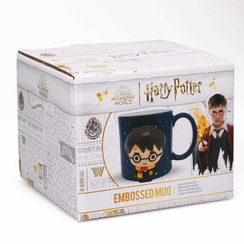 Harry Potter Hand Painted Embossed Mug Harry Kawaii