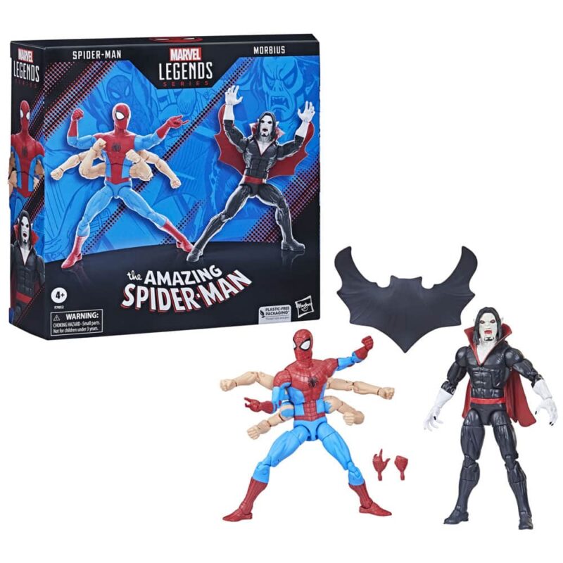 Marvel Legends Series Action Figures Spider Man vs Morbius