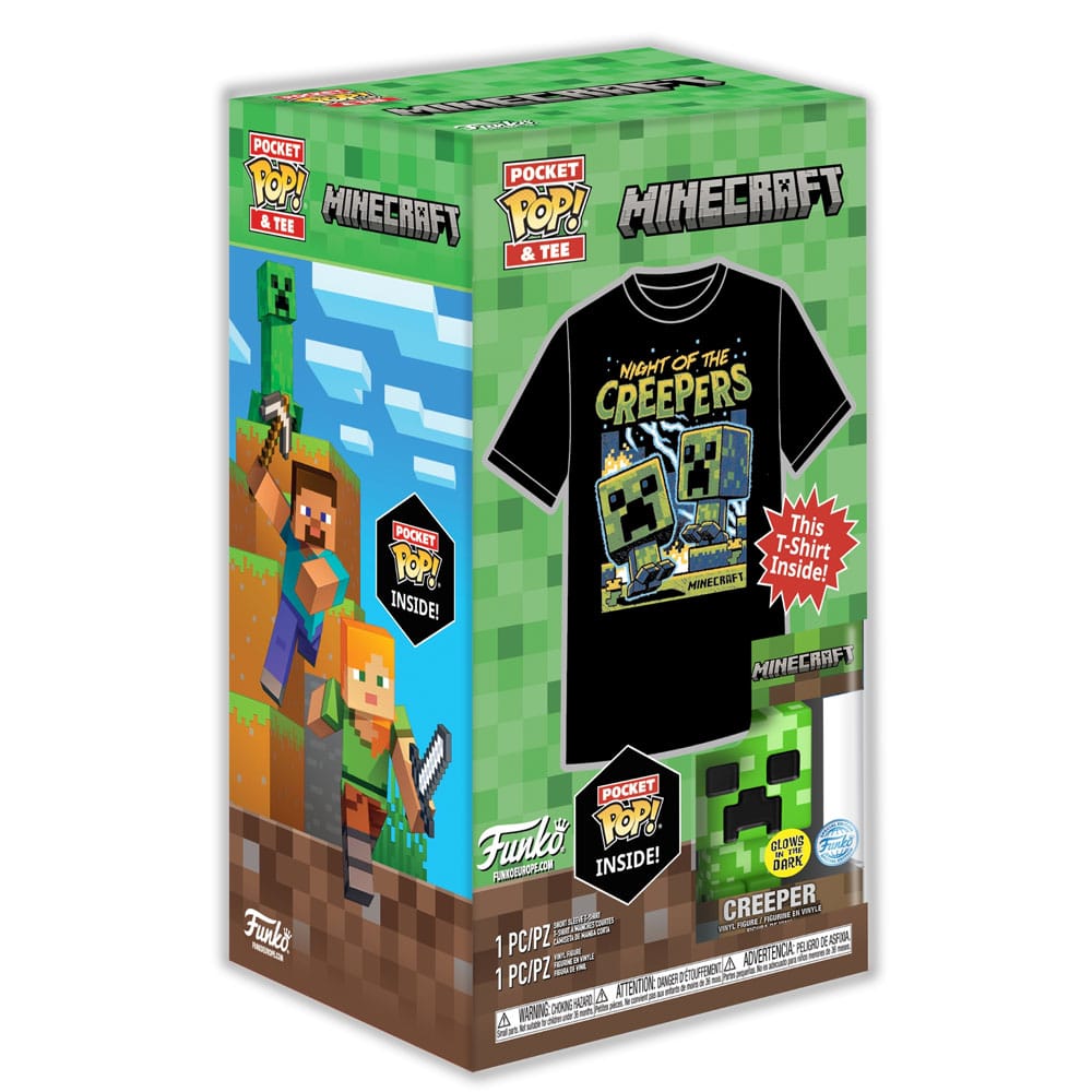 Minecraft Pocket Pop! & Tee – Night Of The Creepers – Geek Shop Estonia