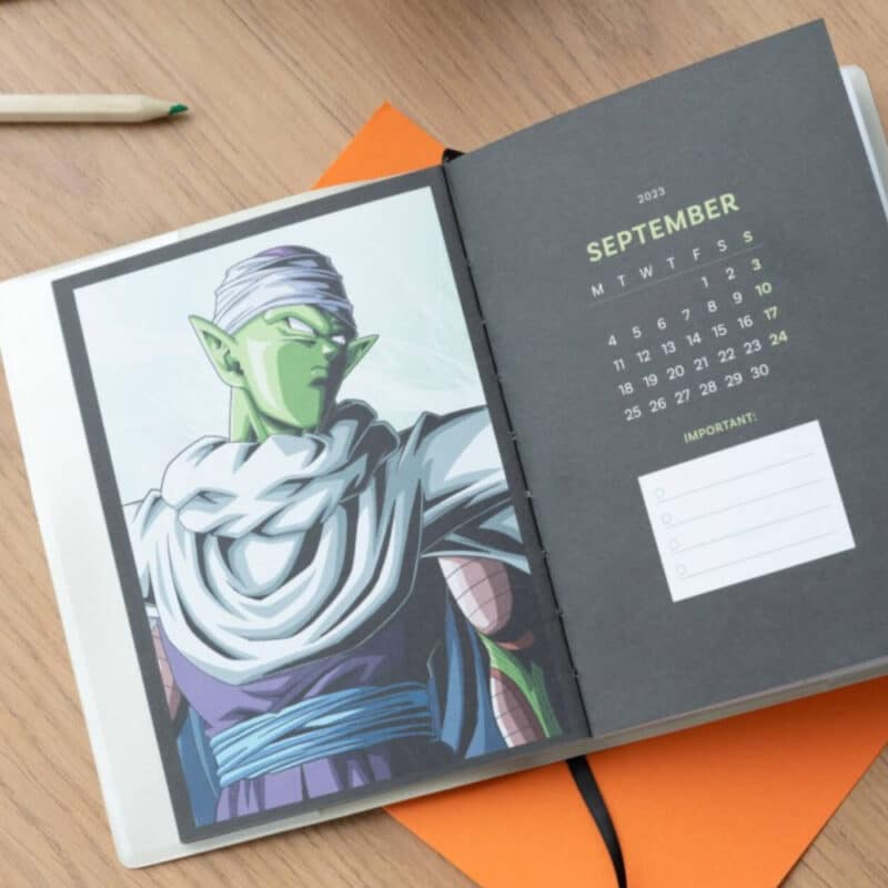 Dragon Ball Z Pocket Agenda Months