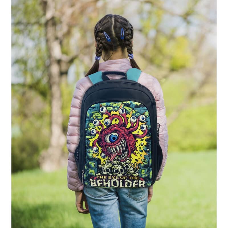 Dungeons Dragons Black Light Backpack