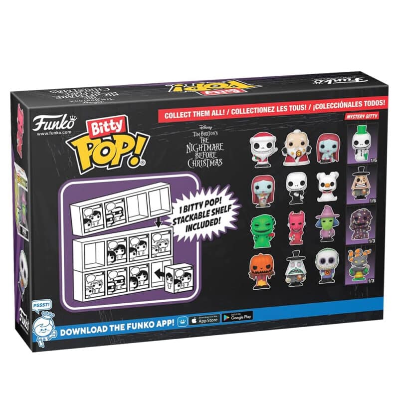 Funko Bitty POP Nightmare Before Christmas Mini Collectible Toys Pumpkin King Mayor frowning Barrel and mystery Bitty Pop figure