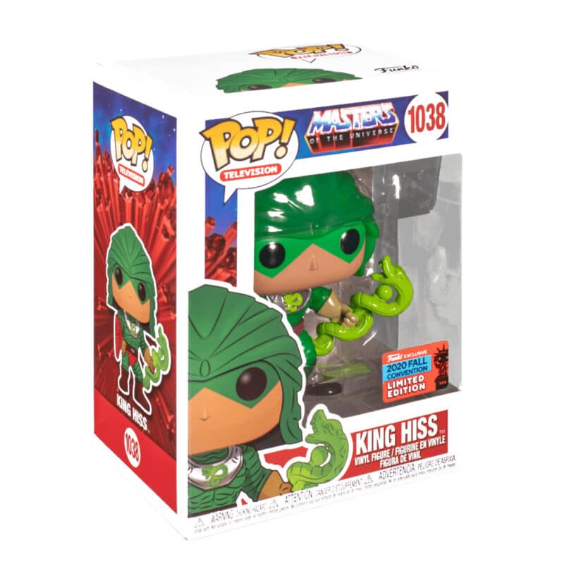 Funko POP Television Masters of the Universe King Hiss NYCC Fall Convention Exclusive