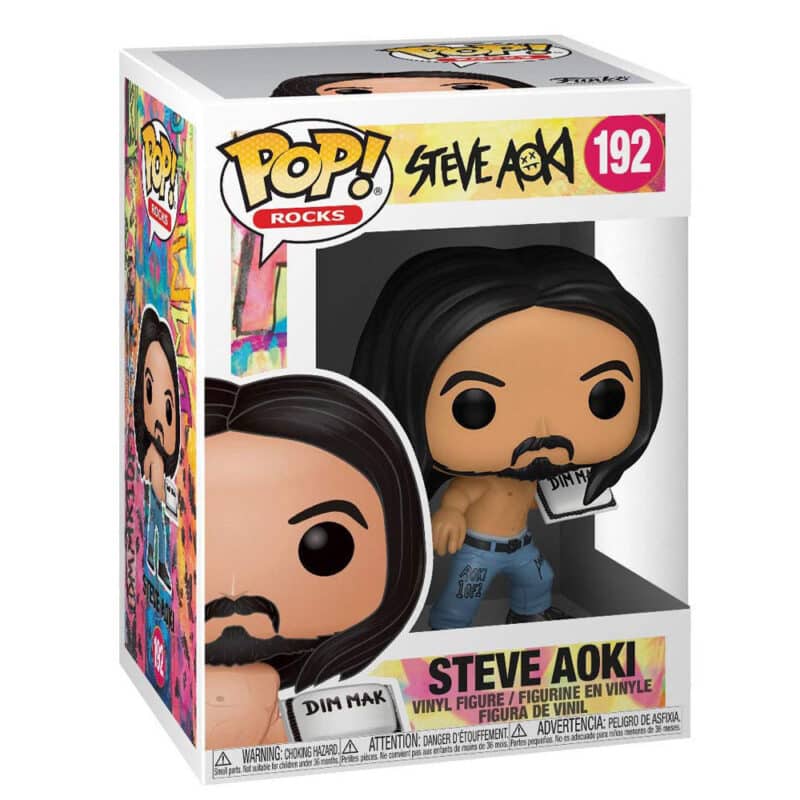 Funko Pop Rocks Steve Aoki Steve Aok with Cake