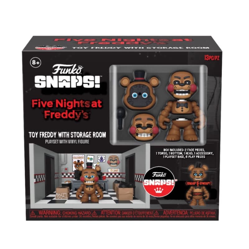 Funko SNAPS Five Nights at Freddys Toy Freddy with Storage Room