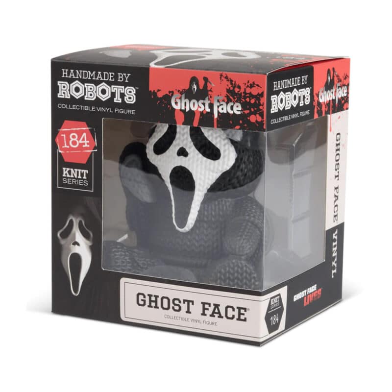 Handmade by Robots Knit Series Ghost Face Vinyl Figure