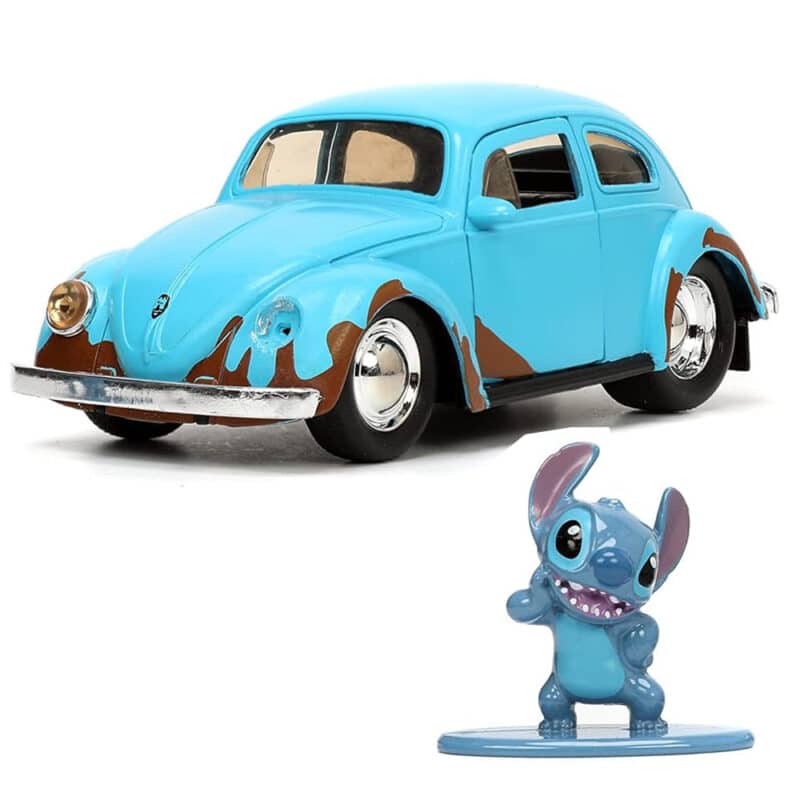 Lilo and Stitch VW Beetle Die cast Car with Stitch Die cast Figure