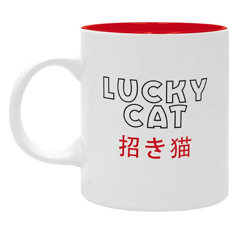 Lucky Cat Mug Asian Art