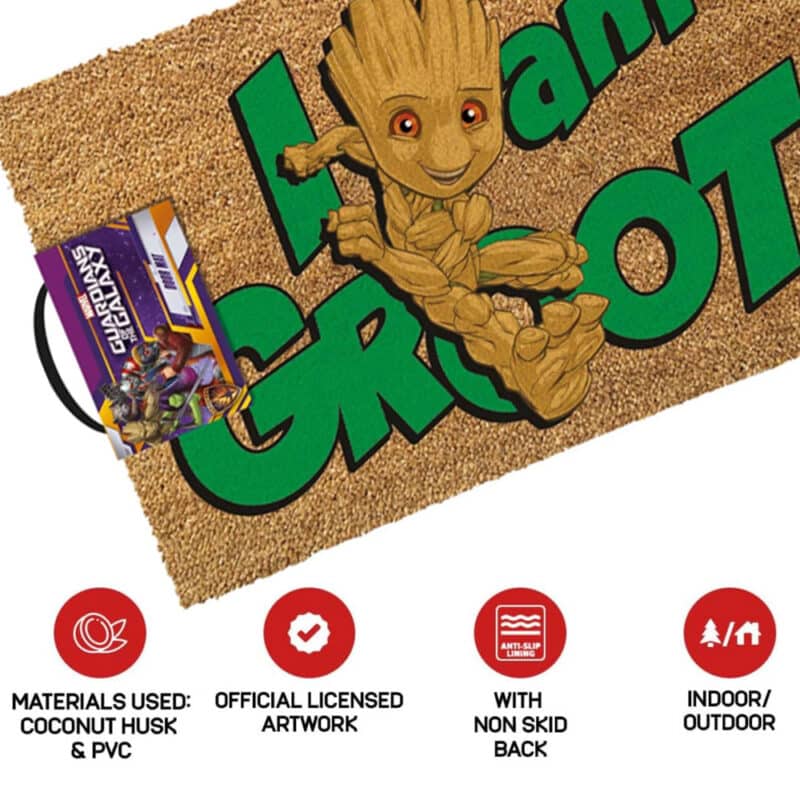 Marvel Guardians Of The Galaxy I Am Groot Doormat