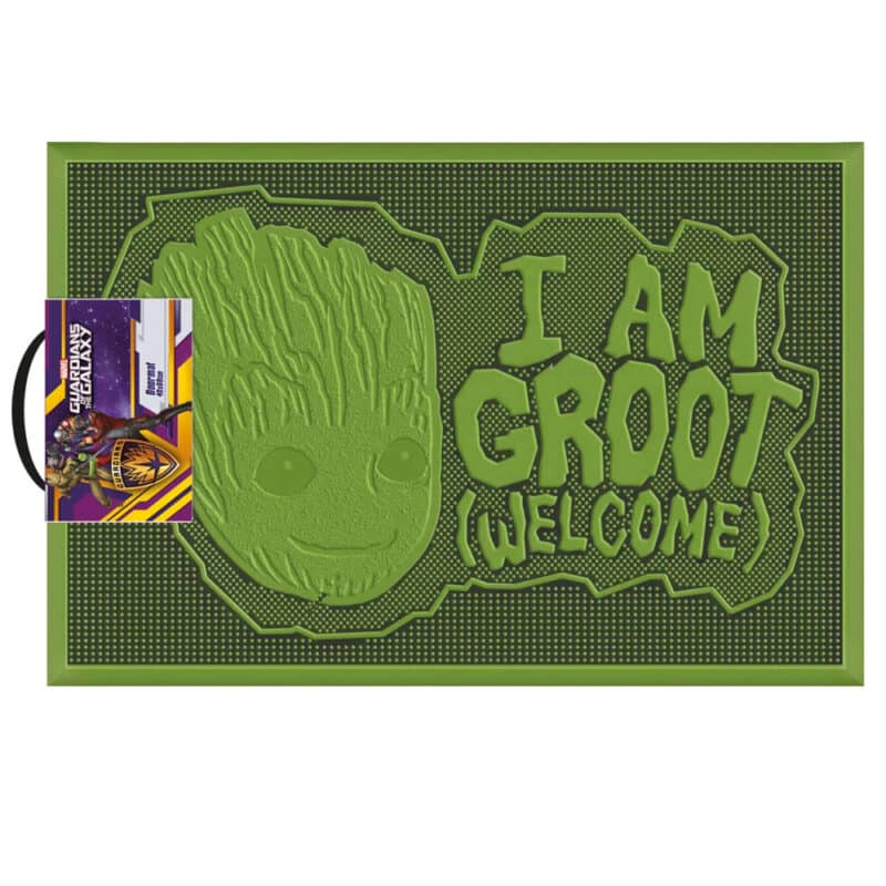 Marvel Guardians Of The Galaxy I Am Groot Welcome Rubber Doormat