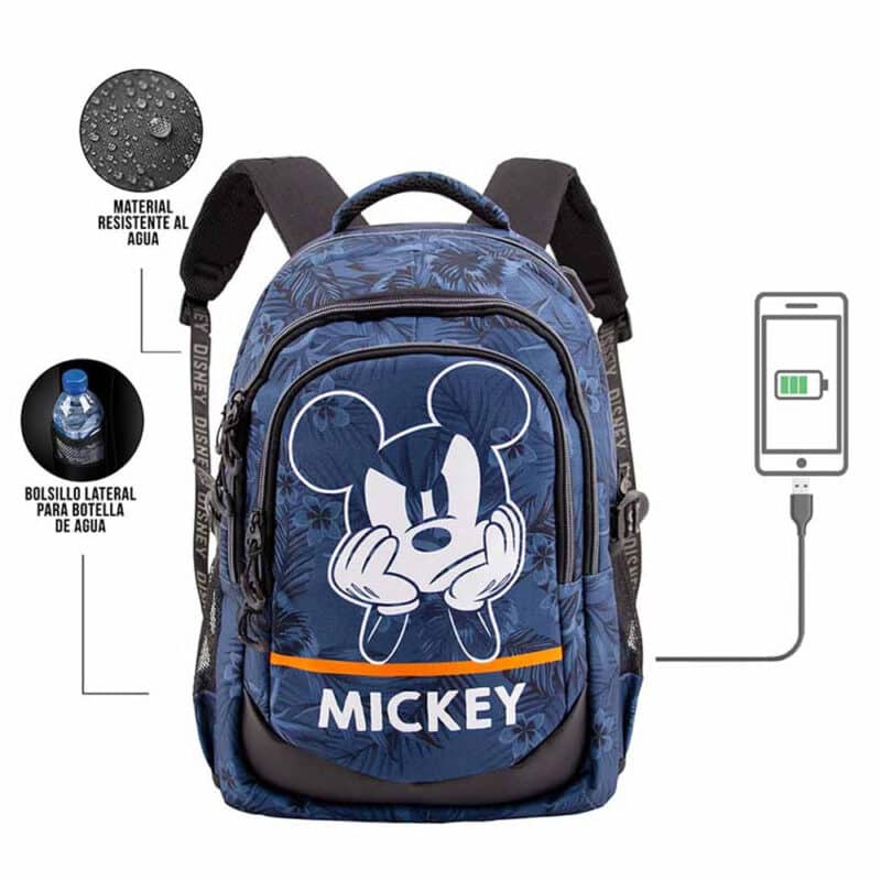 Mickey Mouse Dark Blue Running HS Backpack