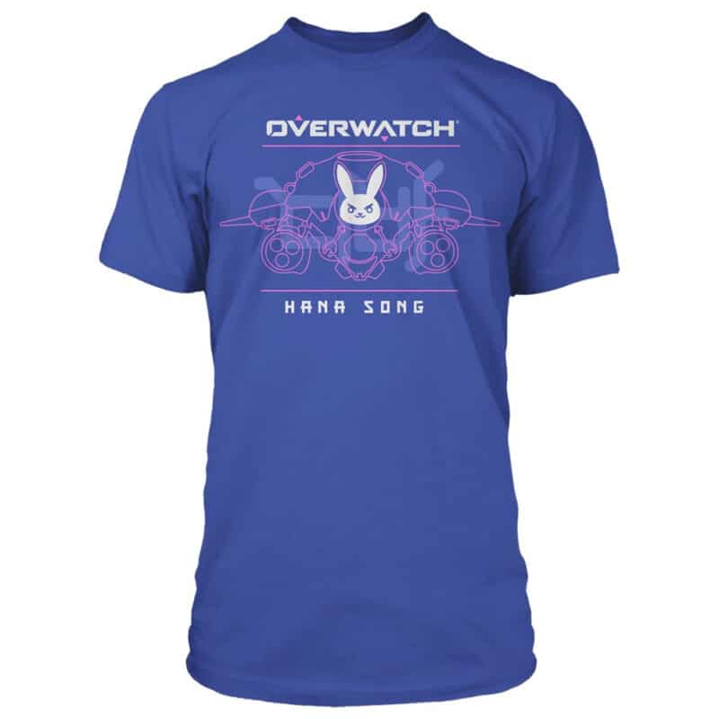 Overwatch T Shirt Battle Meka D VA