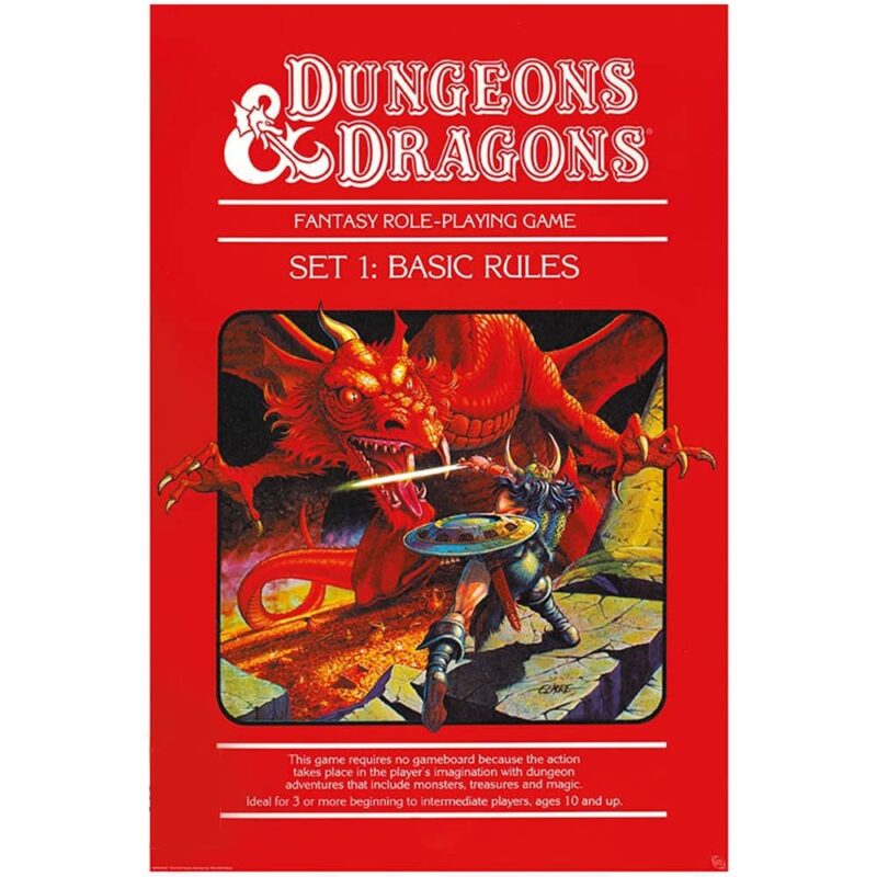 Dungeons Dragons Poster Basic Rules