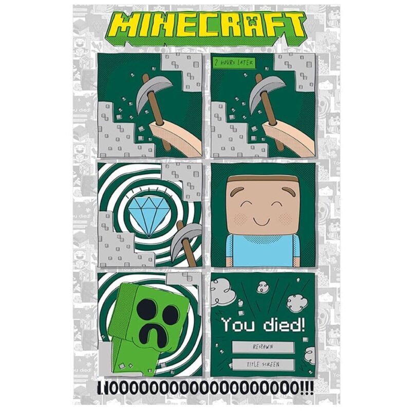 Minecraft poster One last Diamond