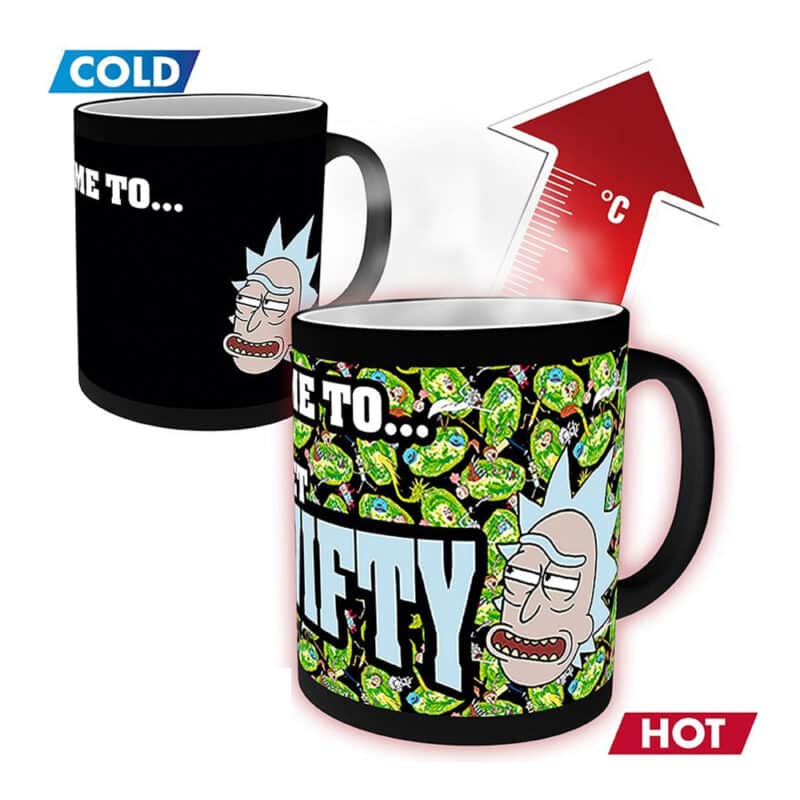 Rick Morty Heat Changing Mug Get Schwifty