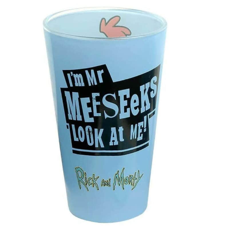 Rick Morty Large Glass Meeseeks