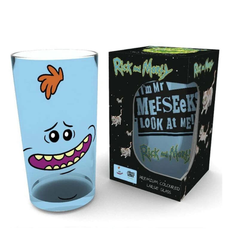 Rick Morty Large Glass Meeseeks