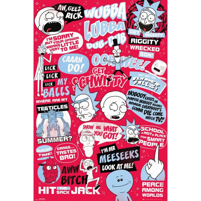 Rick and Morty Poster Quotes