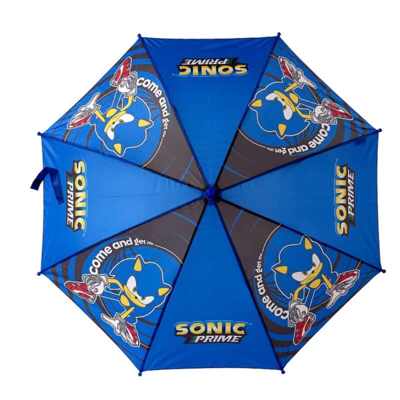 Sonic the Hedgehog Kids Automatic Umbrella Come Get Me