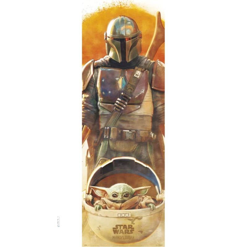 Star Wars The Mandalorian Door Poster