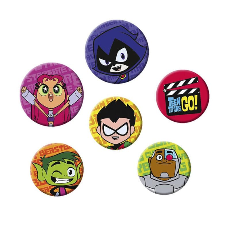 DC Comics Teen Titans Go Badge Pack
