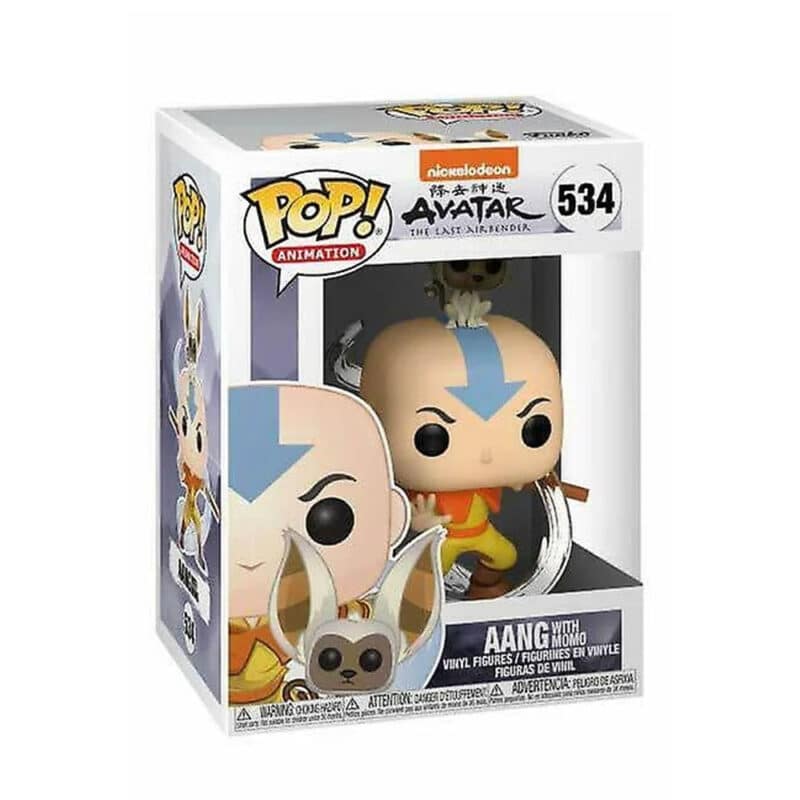 Funko POP Animation Avatar The Last Airbender Aang With Momo