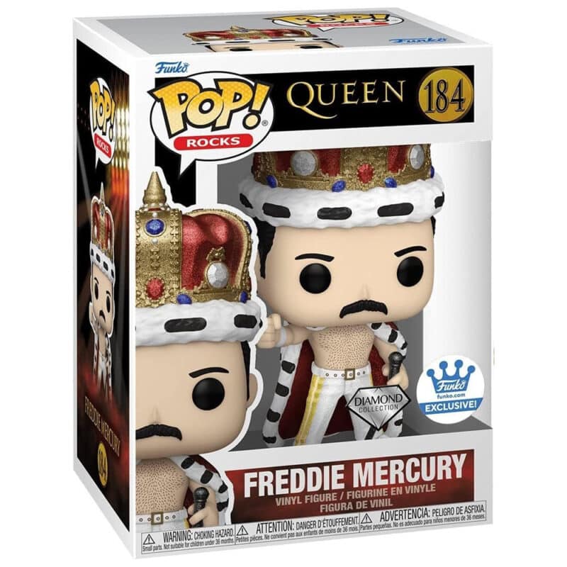 Funko POP Rocks Queen Freddie Mercury King Diamond Collection