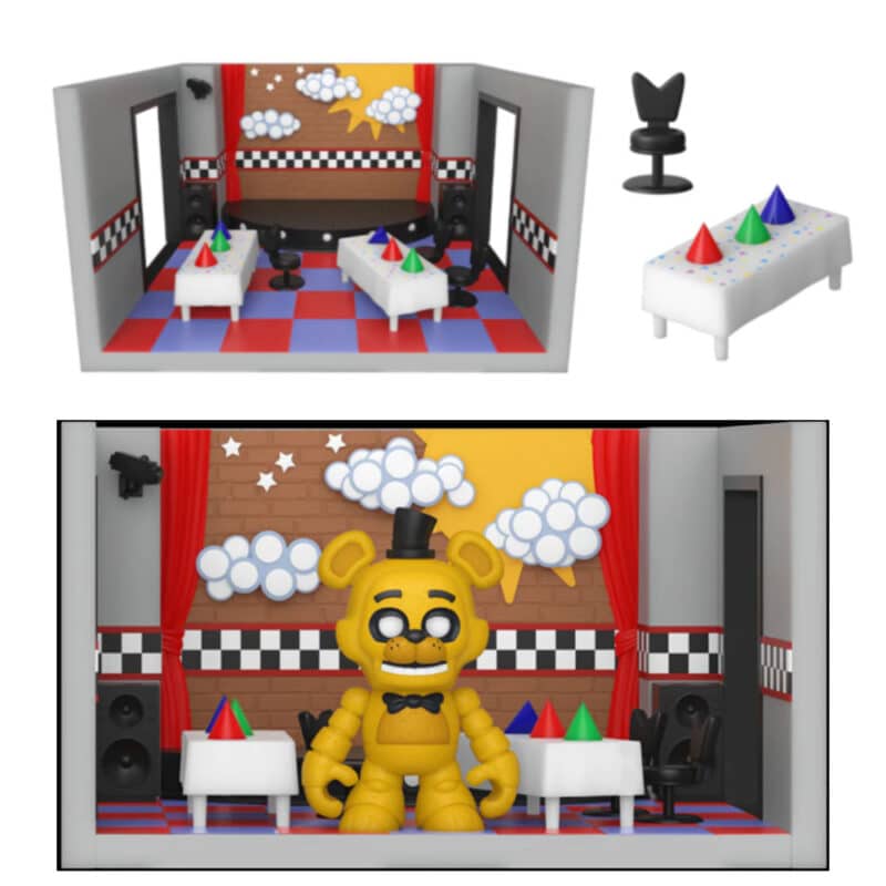 Funko SNAPS Five Nights at Freddys Golden Freddy with Stage
