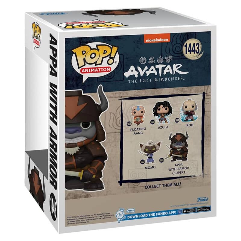 Funko POP Animation Avatar The Last Airbender Appa with Armor Super Sized