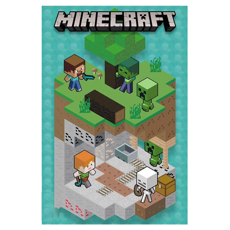 Minecraft poster Into the mine