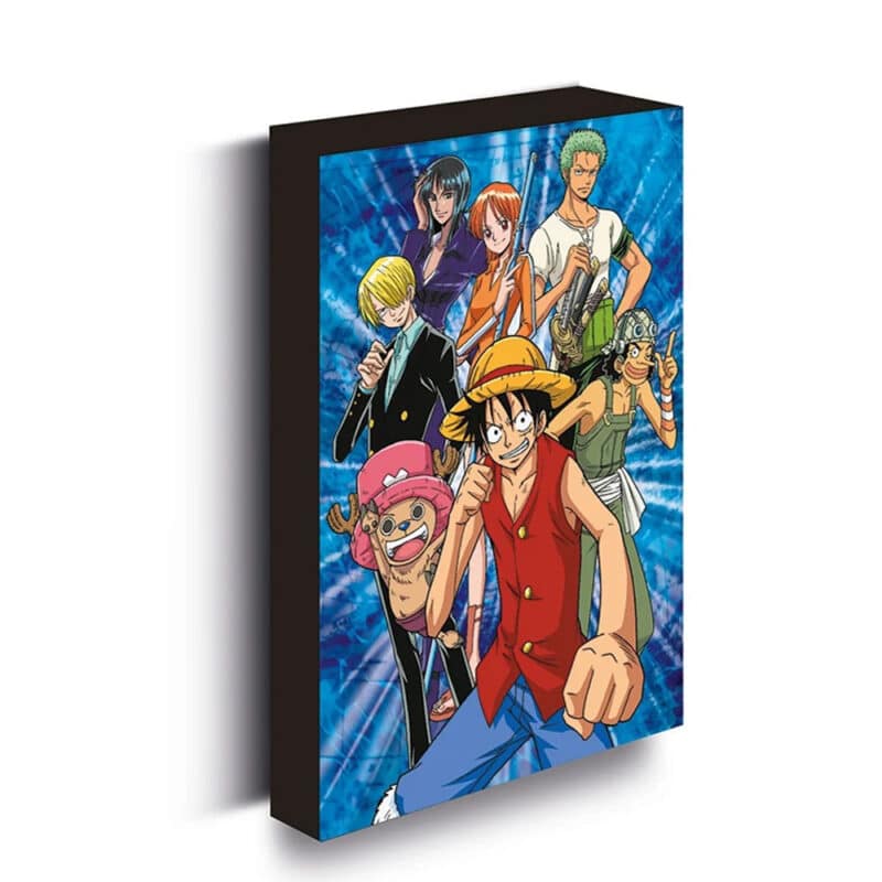 One Piece Luminous Canvas Luffy with Friends